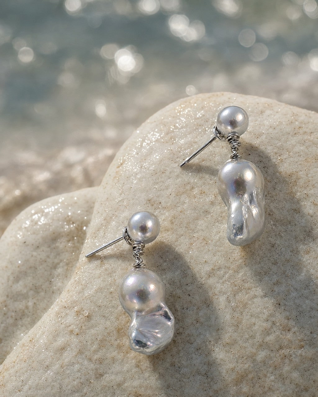 Little Wave Baroque Earrings