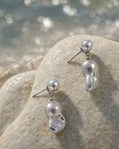 Little Wave Baroque Earrings