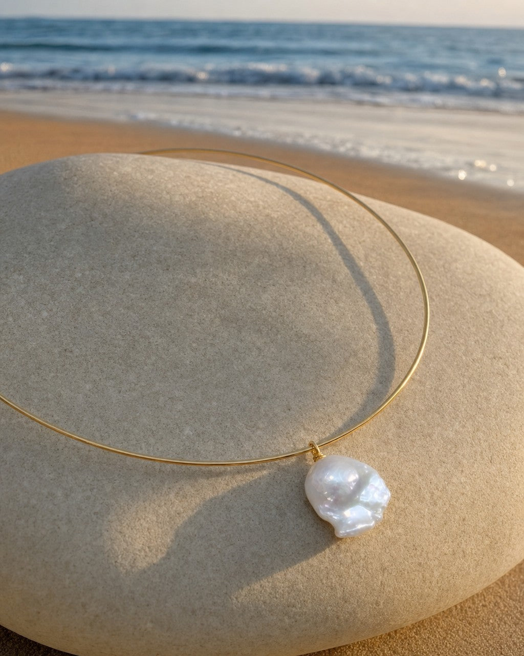 Golden Hour Pearl Collar