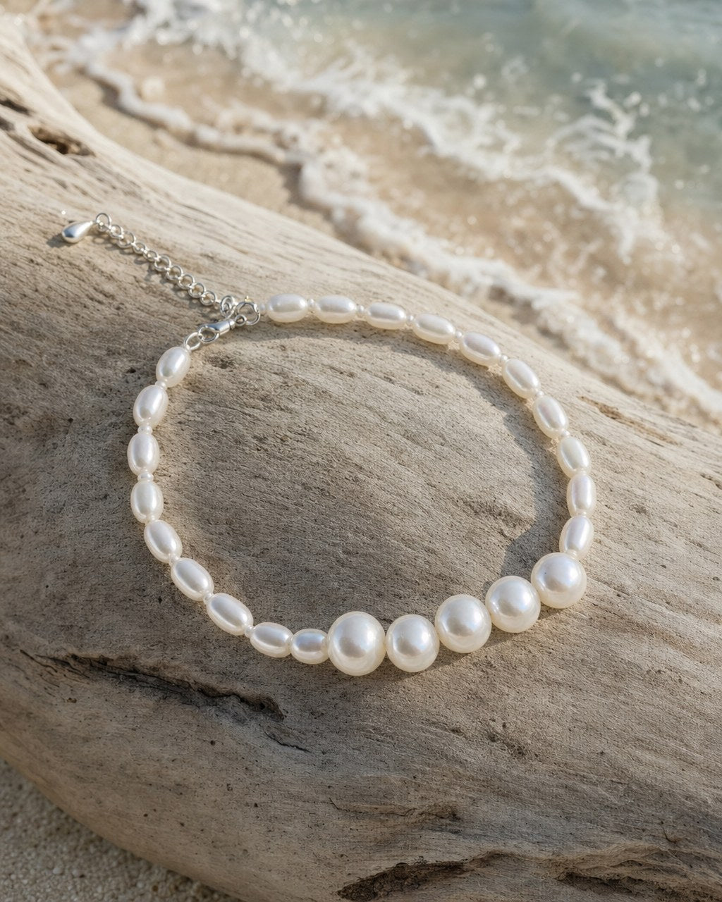Smile Pearl Stacking Bracelet